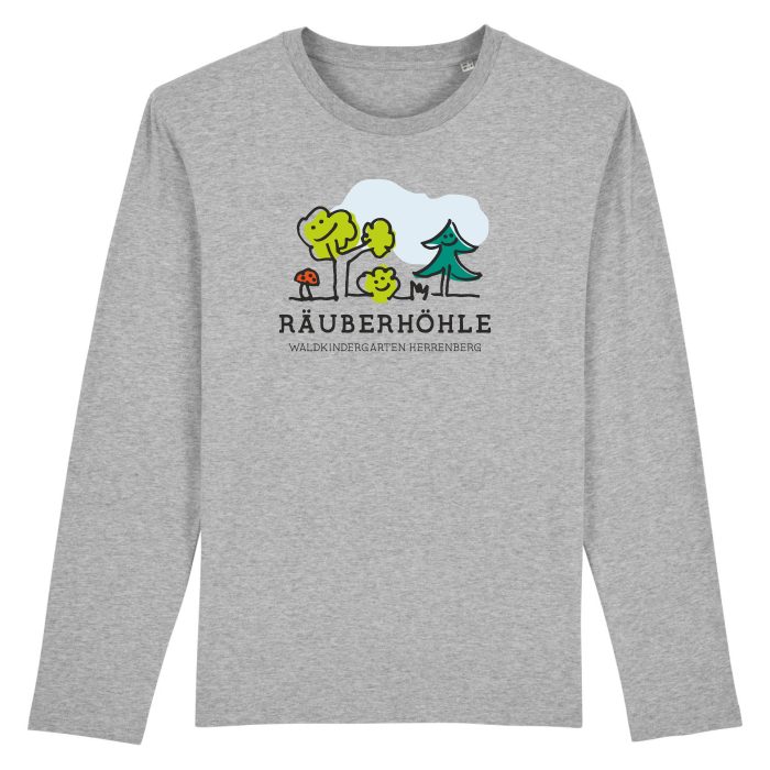 Longsleeve Kinder, grau