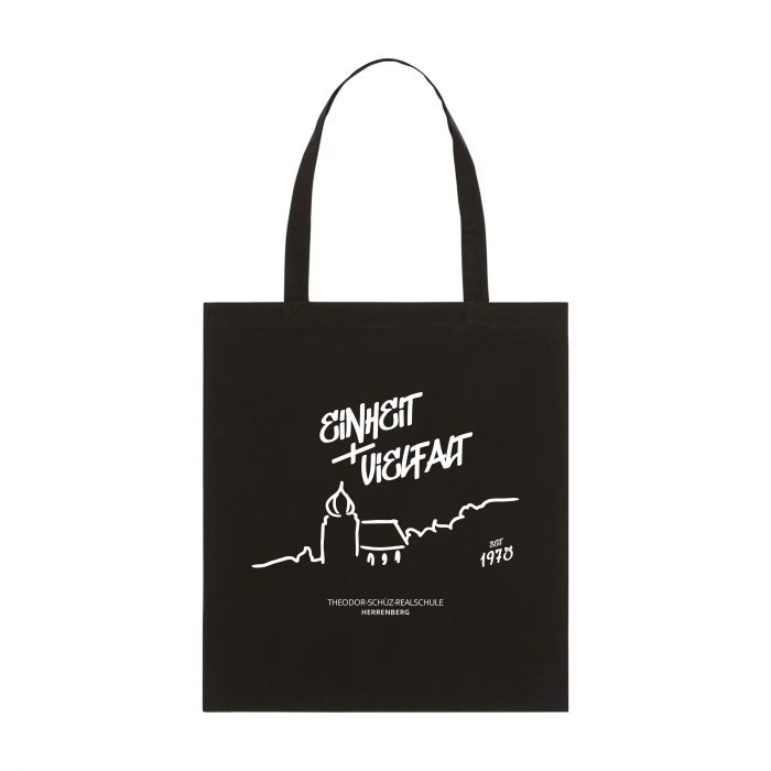 Jute Tasche, schwarz