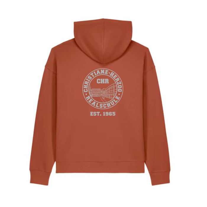Unisex Oversize Hoodie – Backprint - XXS, cream